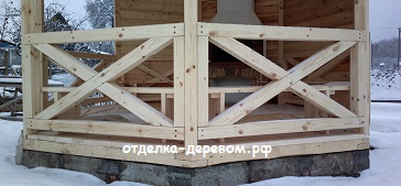 деревянные ограждения