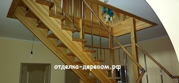 изготовление деревянных лестниц на заказ
