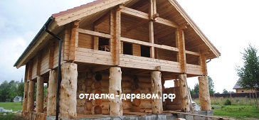 отделка деревянного дома