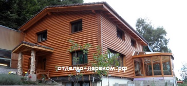 обшивка фасада деревом
