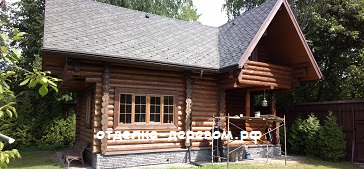 отделка рубленного дома